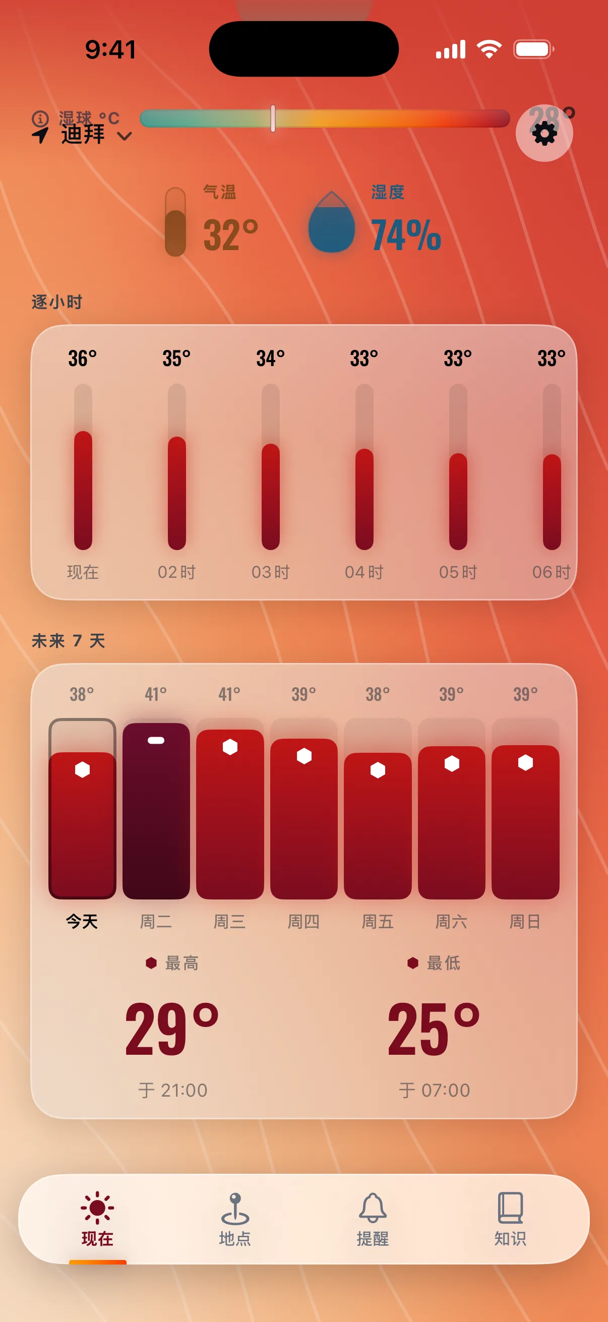 未来 7 天高温展望